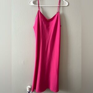 Vintage Pink Slip Dress